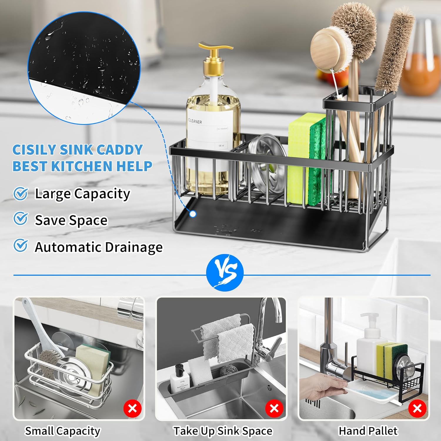 Cisily Kitchen Organizer